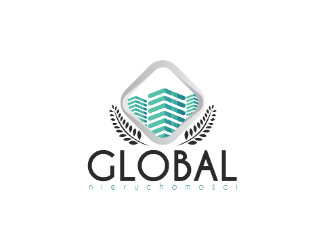 Projektowanie logo dla firmy, konkurs graficzny global nieruchomości